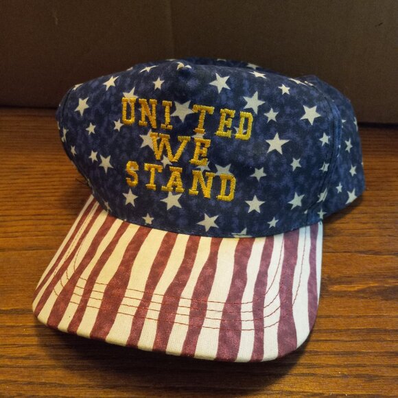 United We Stand America Flag Snapback Trucker Blue Red White  Adjustable - Picture 1 of 7